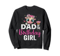 Dad Birthday Cow 1St Dad Birthday Sweatshirt - Novelty Apparel for Adults - T-Shirt, Sweatshirt, Hoodie