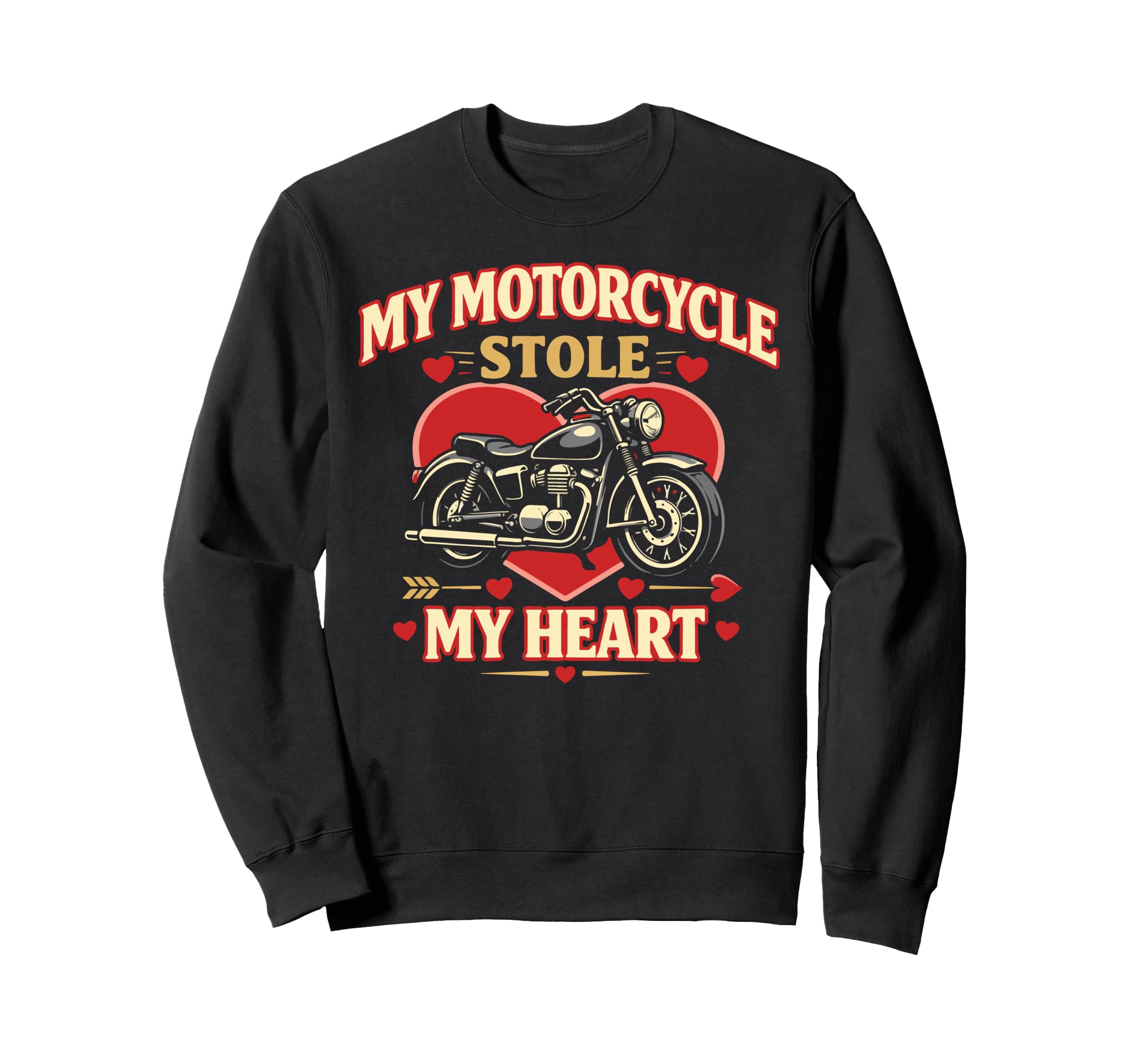 Motorcycle Biker Valentines Day My Sweatshirt - Novelty Apparel Unisex - T-Shirt, Sweatshirt, Hoodie
