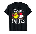 Happy Busy Raising Ballers Sports T-Shirt - Casual Everyday Wear Men Women - T-Shirt, Sweatshirt, Hoodie