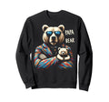 Papa Bear Funny Bears Animal Lover Sweatshirt - Minimalist Print Unisex - T-Shirt, Sweatshirt, Hoodie