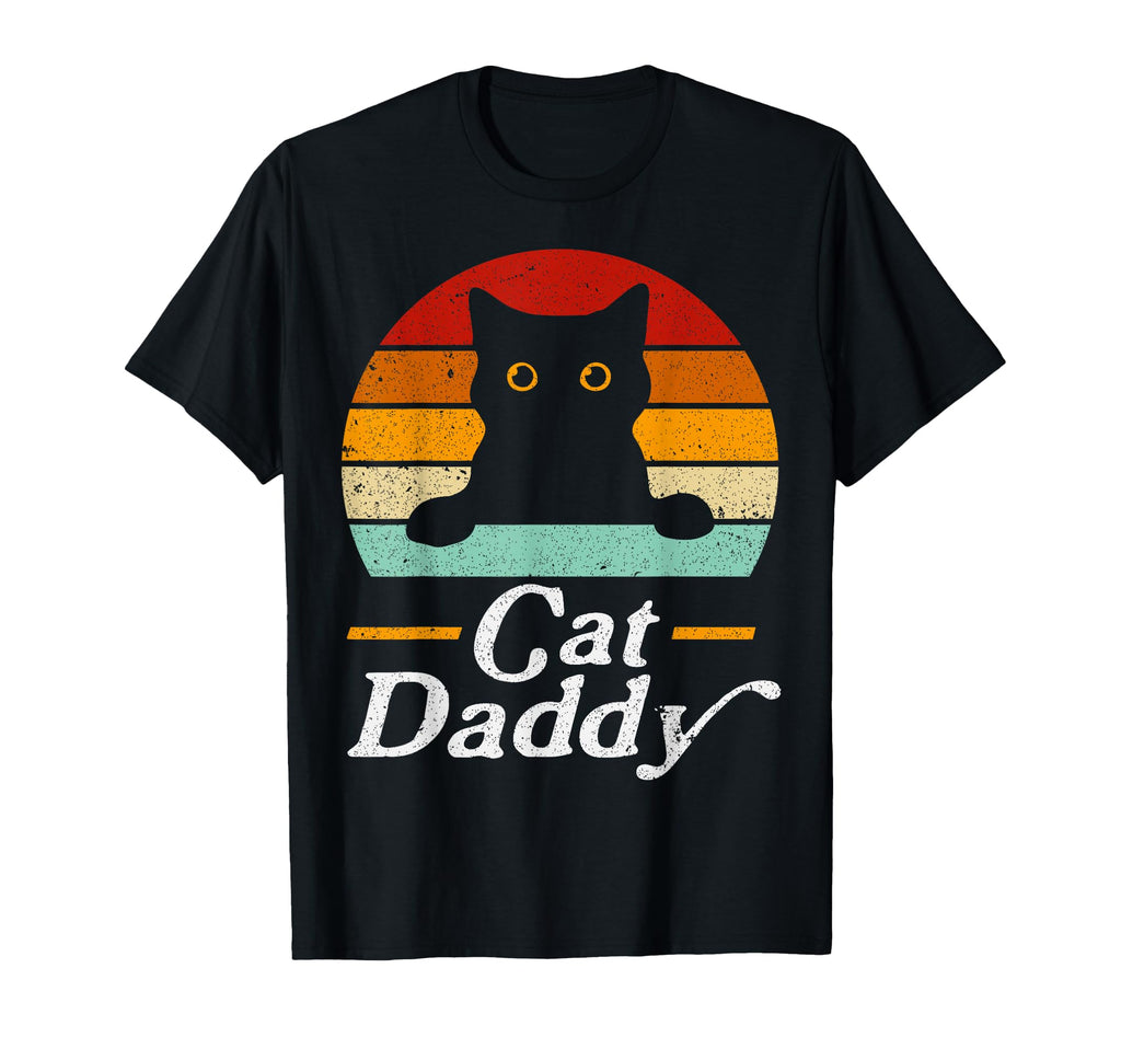 Black Cat Daddy Birthday Fathers Day Cat T-Shirt - Minimalist Print Unisex - T-Shirt, Sweatshirt, Hoodie