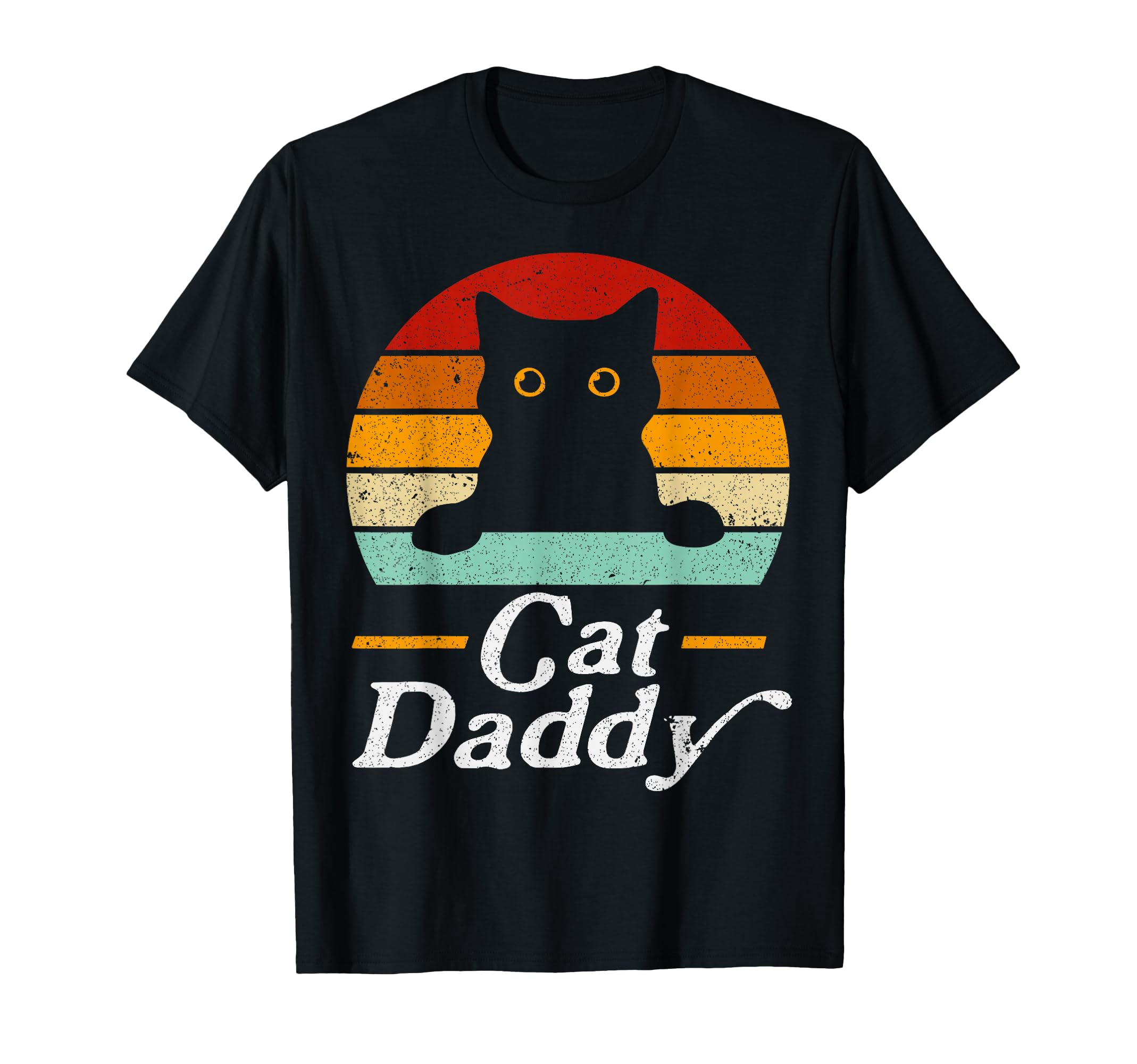 Black Cat Daddy Birthday Fathers Day Cat T-Shirt - Minimalist Print Unisex - T-Shirt, Sweatshirt, Hoodie
