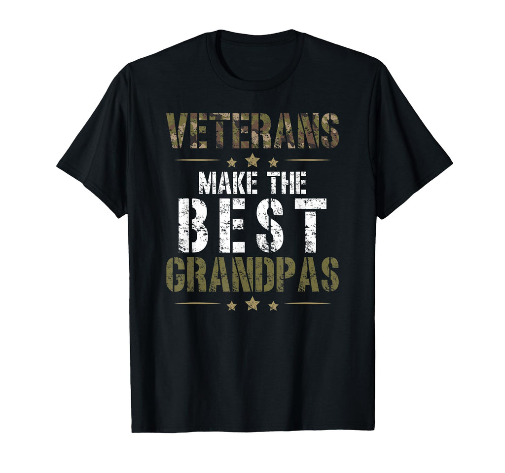 Veterans Make Best Grandpas Veteran T-Shirt - Aesthetic Graphic Men Women - T-Shirt, Sweatshirt, Hoodie