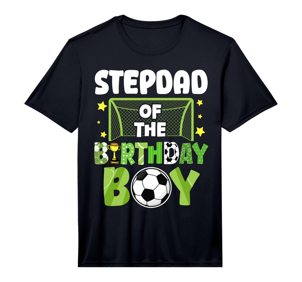 Mens Soccer Stepdad Birthday T-Shirt - Casual Everyday Wear Men Women - T-Shirt, Sweatshirt, Hoodie