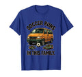 Soccer Runs This Family Soccer Mom T-Shirt - Custom Art Print for Adults - T-Shirt, Sweatshirt, Hoodie