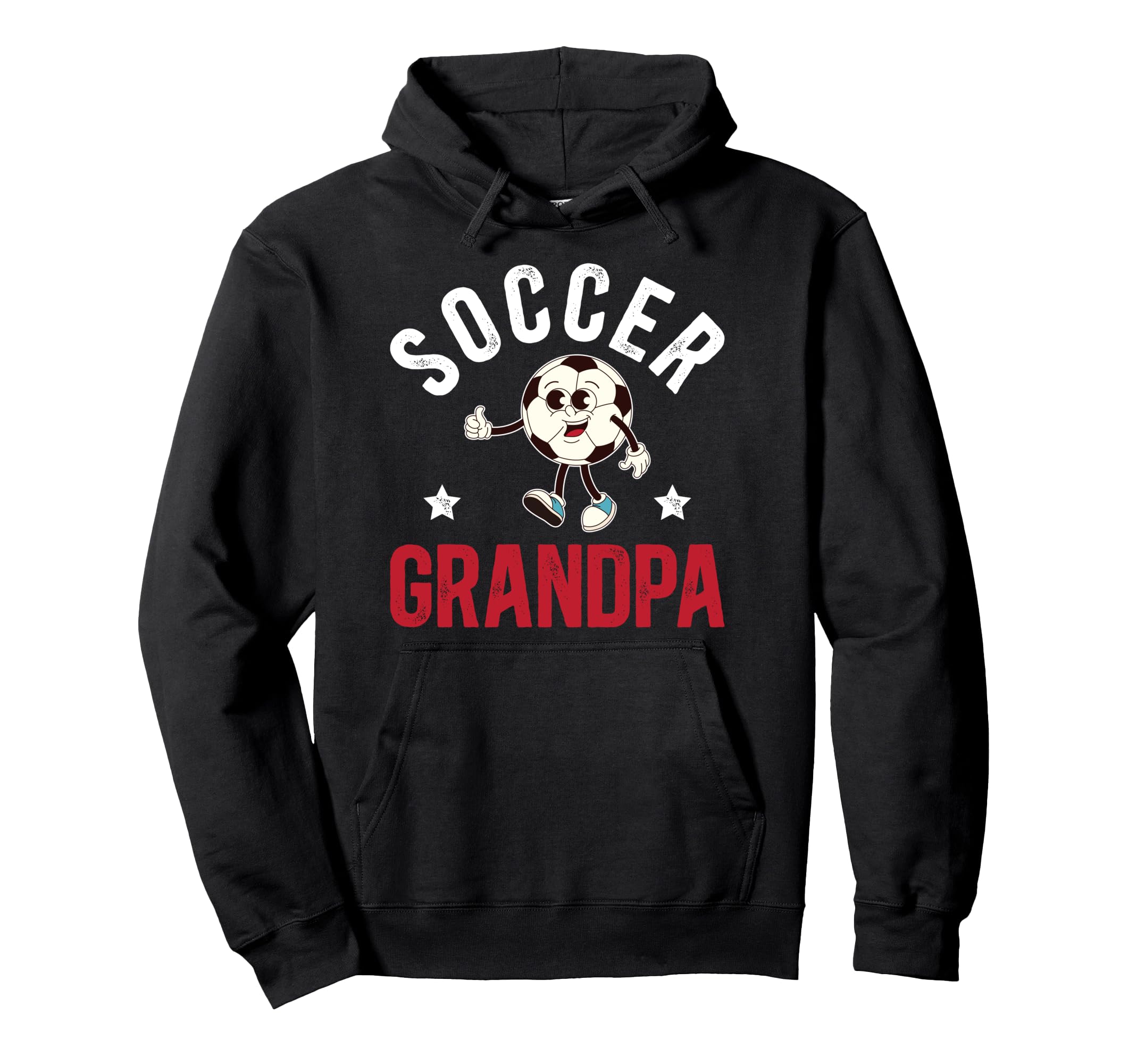 Soccer Grandpa Proud Grandpa Soccer Hoodie - Fun Novelty Design for Adults - T-Shirt, Sweatshirt, Hoodie