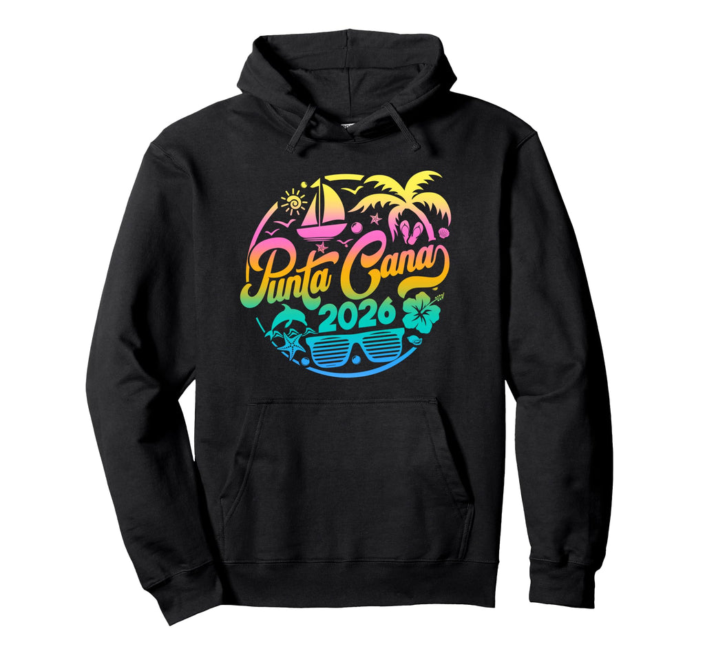 Punta Cana 2026 Family Vacation Beach Hoodie - Minimalist Print Unisex - T-Shirt, Sweatshirt, Hoodie