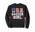 Patriotic Usa Soccer Sweatshirt - Aesthetic Graphic Men Women - T-Shirt, Sweatshirt, Hoodie