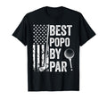 Best Popo Par Usa Flag Golf Fathers Day T-Shirt - Aesthetic Graphic Unisex - T-Shirt, Sweatshirt, Hoodie