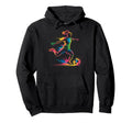 Colorful Funny Soccer Player Fan Dad Hoodie - Casual Everyday Wear Unisex - T-Shirt, Sweatshirt, Hoodie