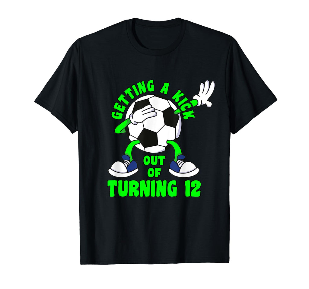 12 Year Old Happy 12Th Birthday Soccer T-Shirt - Trendy Graphic Men Women - T-Shirt, Sweatshirt, Hoodie