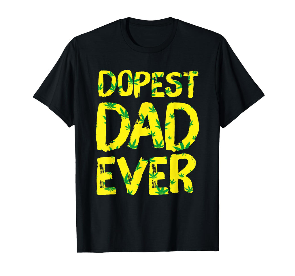 Mens Dopest Dad Ever Funny Fathers Day T-Shirt - Graphic Print for Adults - T-Shirt, Sweatshirt, Hoodie