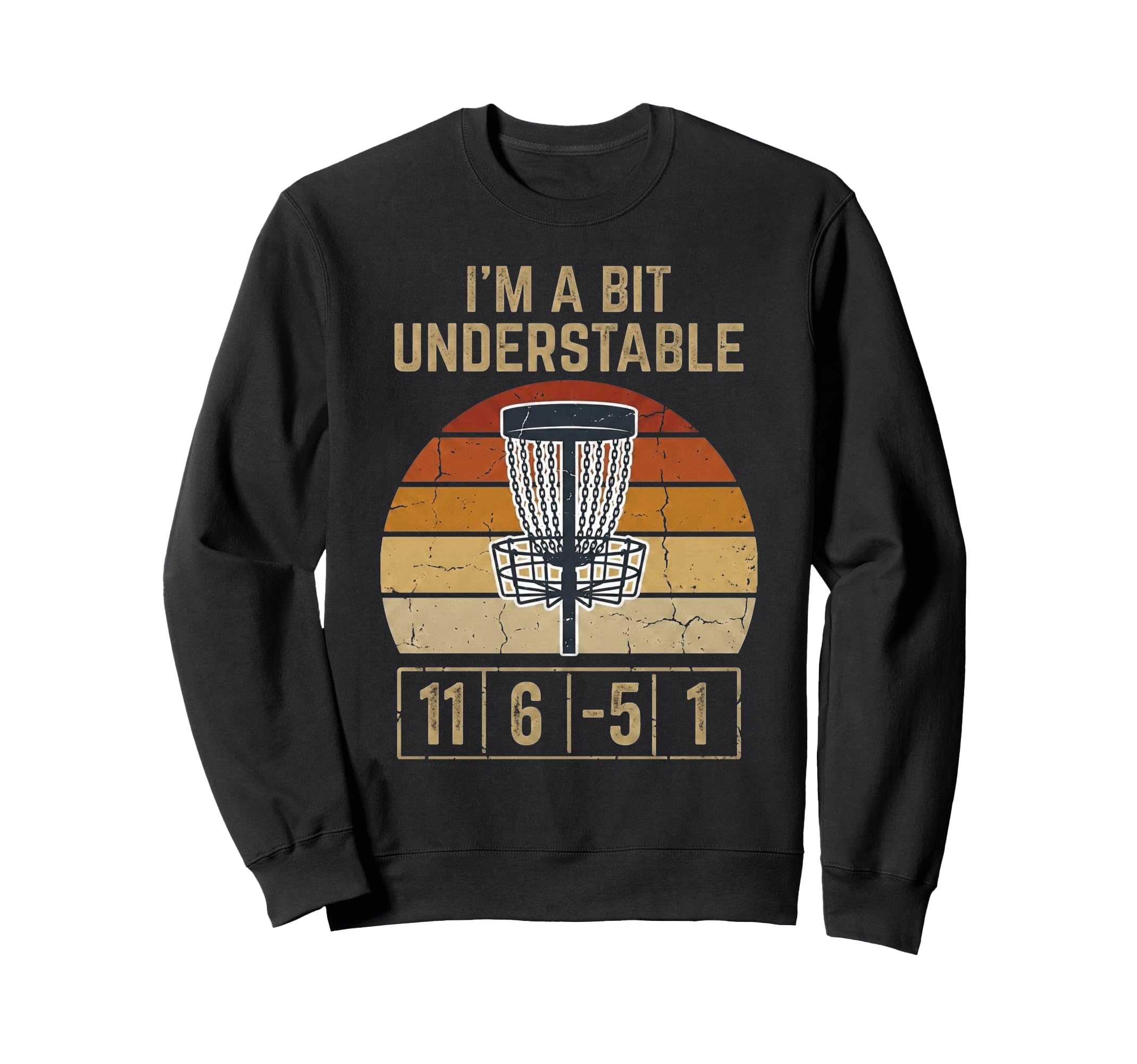 Funny Disc Golf Dad Understable Player Sweatshirt - Minimalist Print Unisex - T-Shirt, Sweatshirt, Hoodie