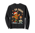Oh Snap Gingerbreadman Soccer Sweatshirt - Casual Everyday Wear for Adults - T-Shirt, Sweatshirt, Hoodie