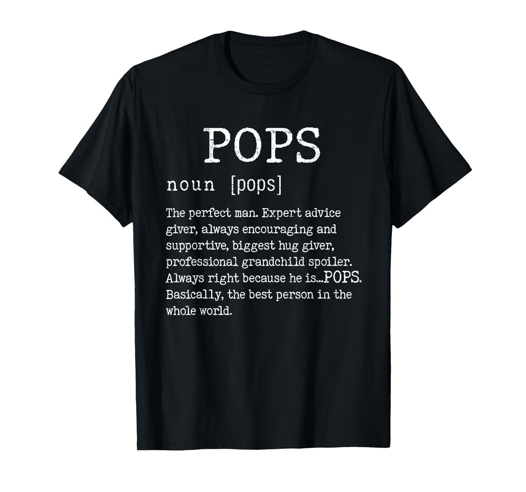 Pops Definition Fathers Day Funny T-Shirt - Aesthetic Graphic for Adults - T-Shirt, Sweatshirt, Hoodie