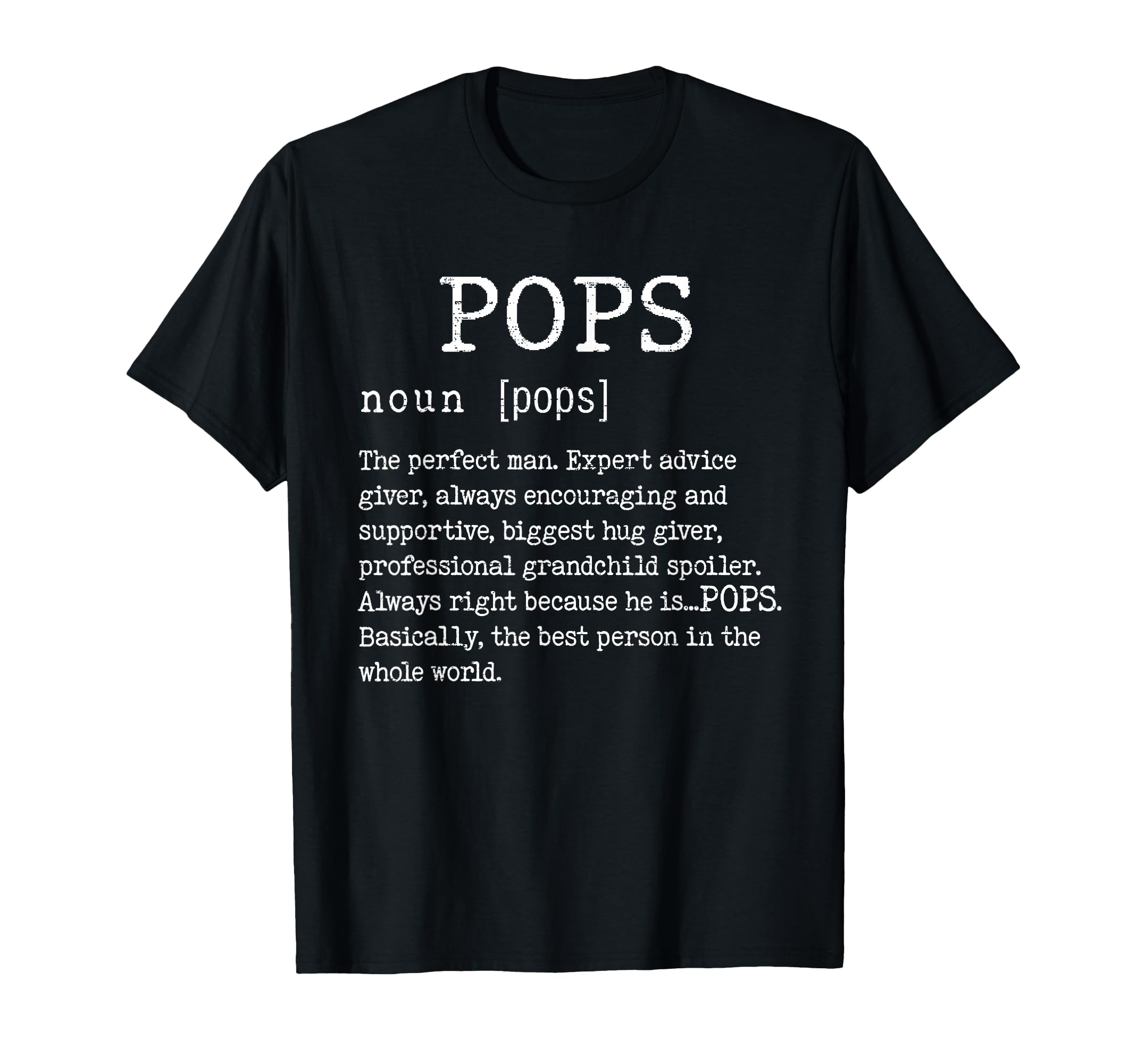 Pops Definition Fathers Day Funny T-Shirt - Aesthetic Graphic for Adults - T-Shirt, Sweatshirt, Hoodie