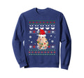 Hamster Santa Hat Ugly Pajama Family Sweatshirt - Trendy Graphic for Adults - T-Shirt, Sweatshirt, Hoodie