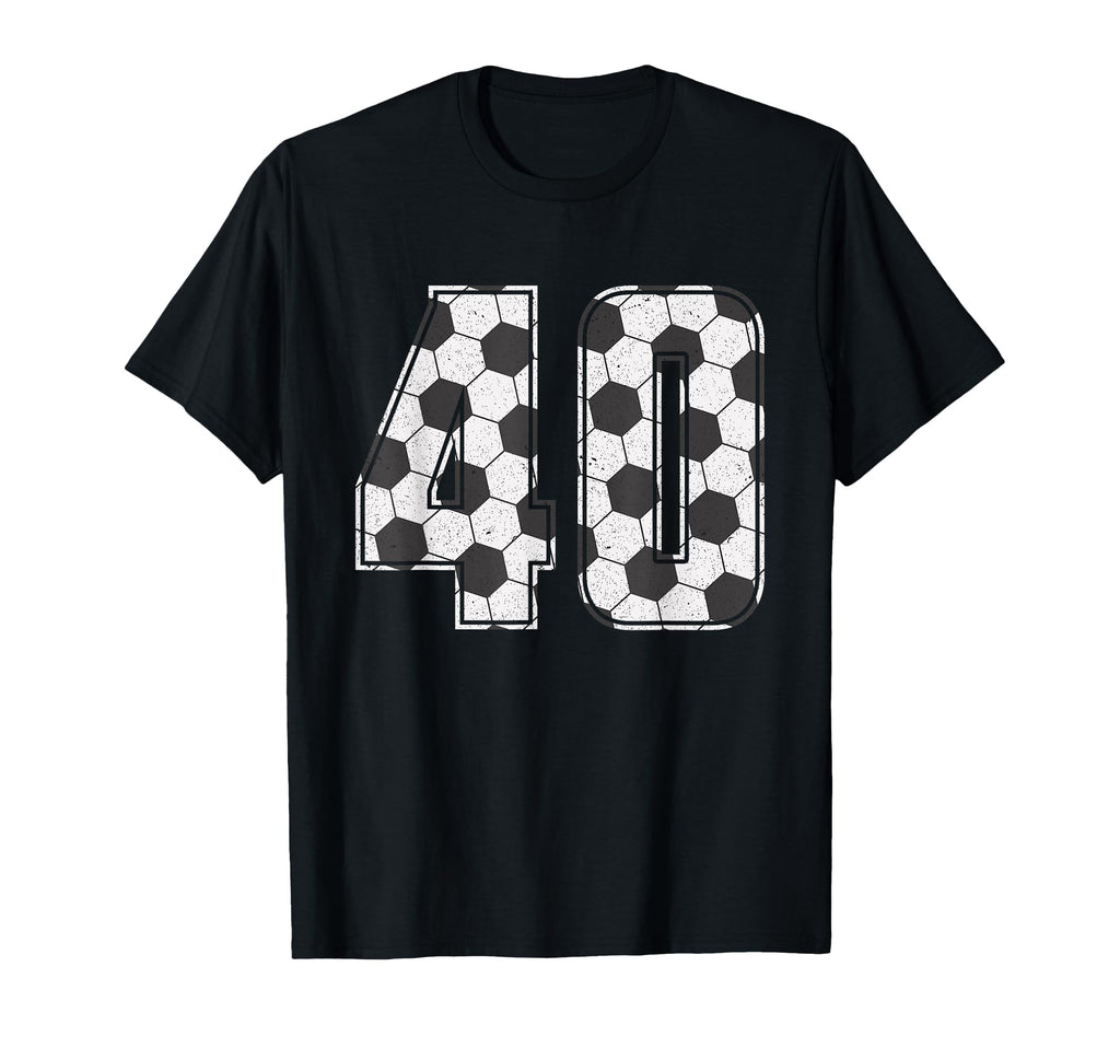Soccer Player Number 40 Forty Soccer T-Shirt - Trendy Graphic Unisex - T-Shirt, Sweatshirt, Hoodie