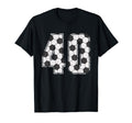 Soccer Player Number 40 Forty Soccer T-Shirt - Trendy Graphic Unisex - T-Shirt, Sweatshirt, Hoodie