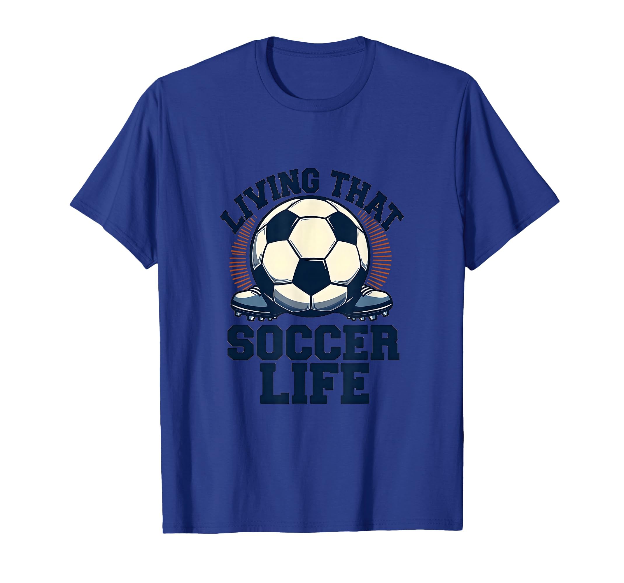 Living That Soccer Life Dad T-Shirt - Minimalist Print Unisex - T-Shirt, Sweatshirt, Hoodie