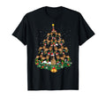 German Shepherd Dog Tree Lights T-Shirt - Streetwear Style for Adults - T-Shirt, Sweatshirt, Hoodie