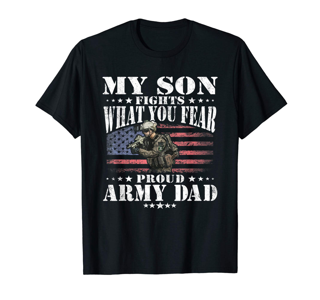 Mens My Son Fights What You Fear Proud T-Shirt - Novelty Apparel Men Women - T-Shirt, Sweatshirt, Hoodie