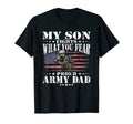 Mens My Son Fights What You Fear Proud T-Shirt - Novelty Apparel Men Women - T-Shirt, Sweatshirt, Hoodie