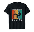 Coding Code Programmer Developer T-Shirt - Minimalist Print Men Women - T-Shirt, Sweatshirt, Hoodie