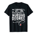 I Survived My Daughters Nursing Degree T-Shirt - Graphic Print for Adults - T-Shirt, Sweatshirt, Hoodie