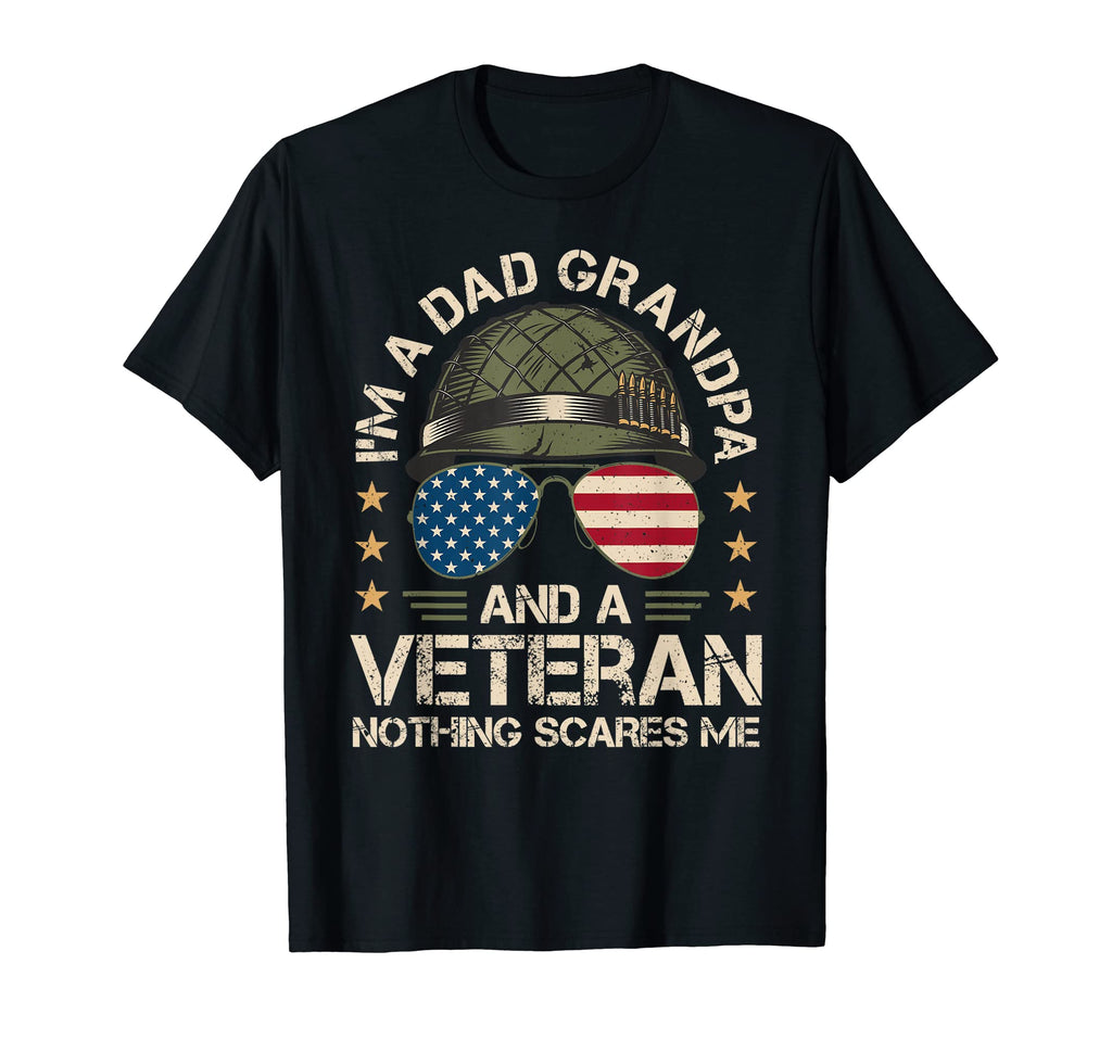 Mens Grandpa Veteran Fathers Day Im Dad T-Shirt - Unique Graphic Men Women - T-Shirt, Sweatshirt, Hoodie