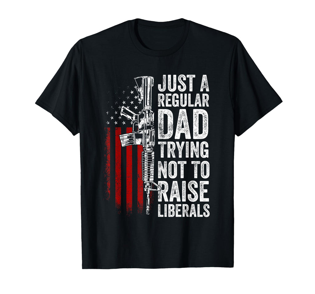 Just Regular Dad Trying Not To T-Shirt - Aesthetic Graphic for Adults - T-Shirt, Sweatshirt, Hoodie