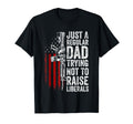 Just Regular Dad Trying Not To T-Shirt - Aesthetic Graphic for Adults - T-Shirt, Sweatshirt, Hoodie