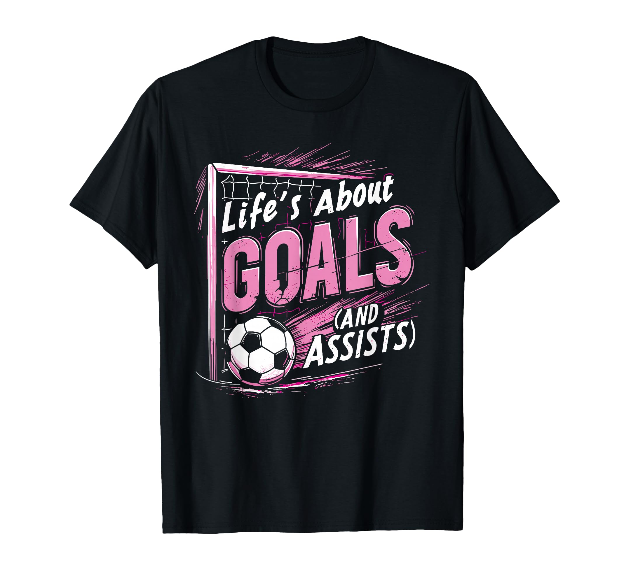 Soccer Soccer Player Lifes About Goals T-Shirt - Trendy Graphic for Adults - T-Shirt, Sweatshirt, Hoodie