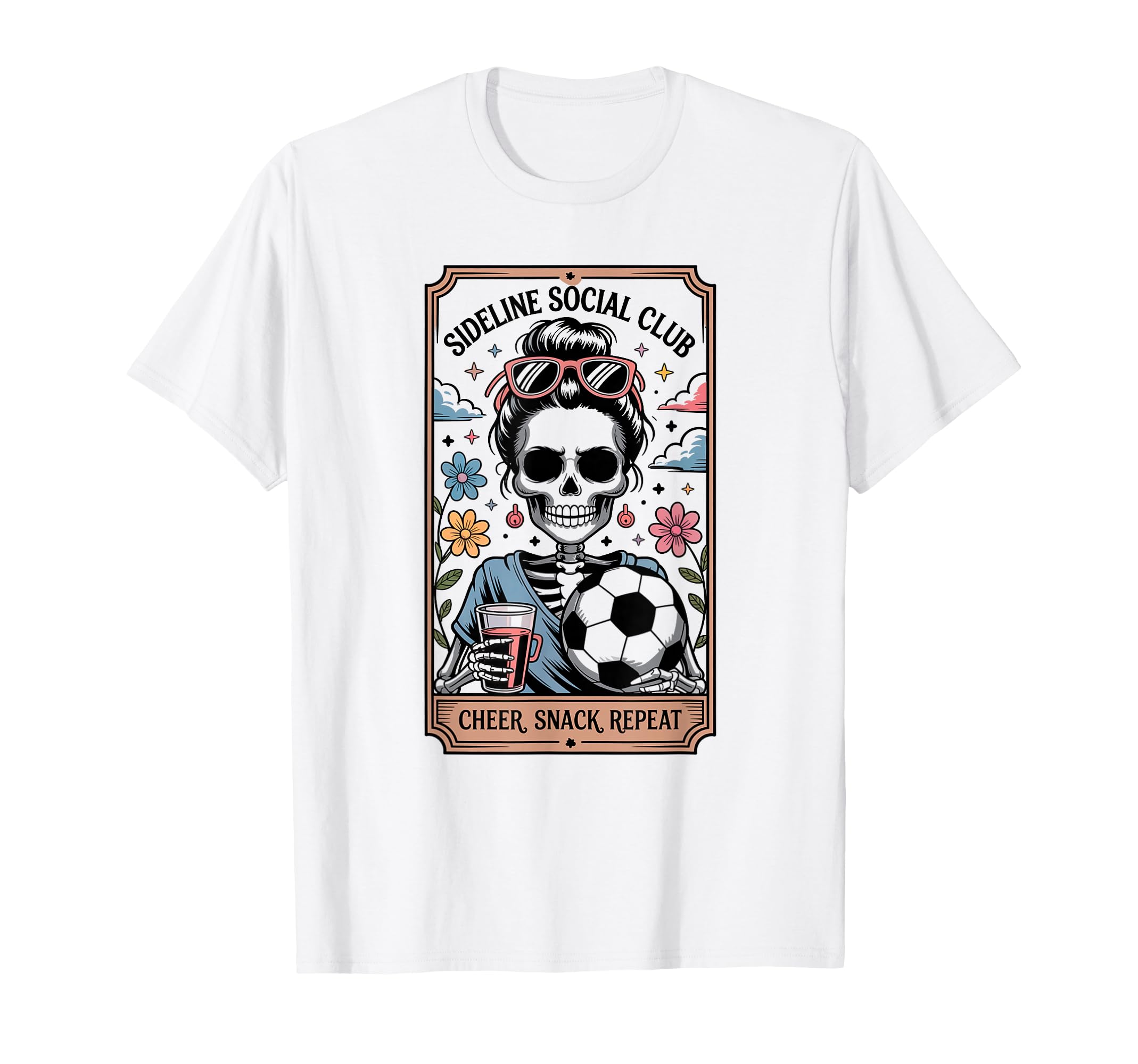 Sideline Social Club Soccer Mom Game T-Shirt - Aesthetic Graphic Unisex - T-Shirt, Sweatshirt, Hoodie