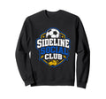 Sideline Social Club Soccer Team Sweatshirt - Minimalist Print for Adults - T-Shirt, Sweatshirt, Hoodie