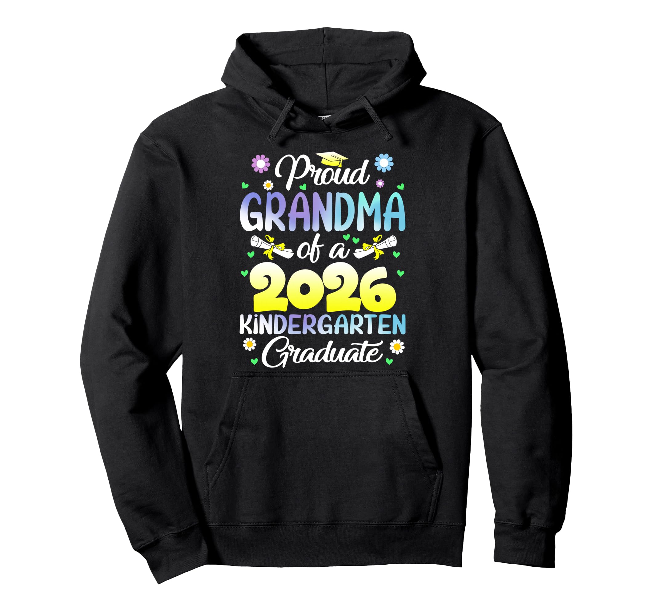 Funny Proud Grandma 2026 Hoodie - Fun Novelty Design for Adults - T-Shirt, Sweatshirt, Hoodie