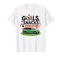 Goals Snacks Minivans Soccer Mom Life T-Shirt - Unique Graphic Men Women - T-Shirt, Sweatshirt, Hoodie