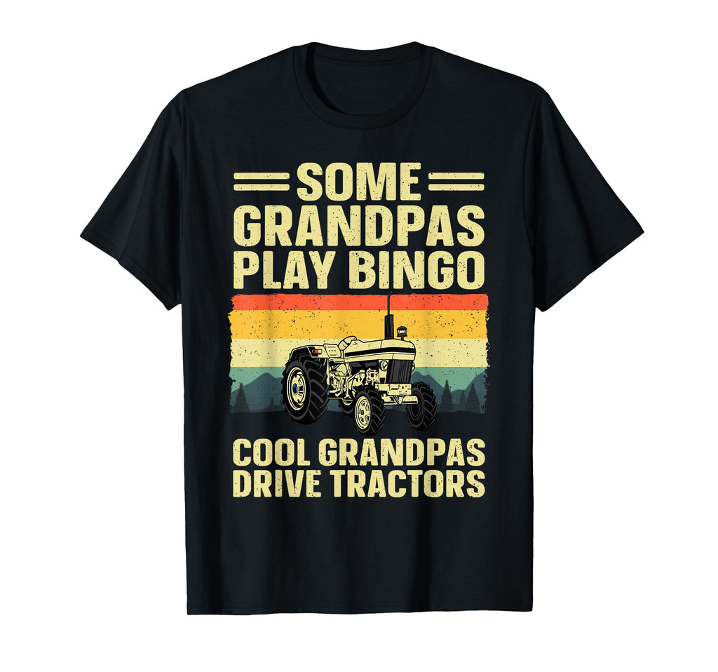 Tractor Art Grandpa Farming Farmer Farm T-Shirt - Novelty Apparel Unisex - T-Shirt, Sweatshirt, Hoodie