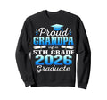 Proud Grandpa 5Th Grade Graduate 2026 Sweatshirt - Streetwear Style Unisex - T-Shirt, Sweatshirt, Hoodie