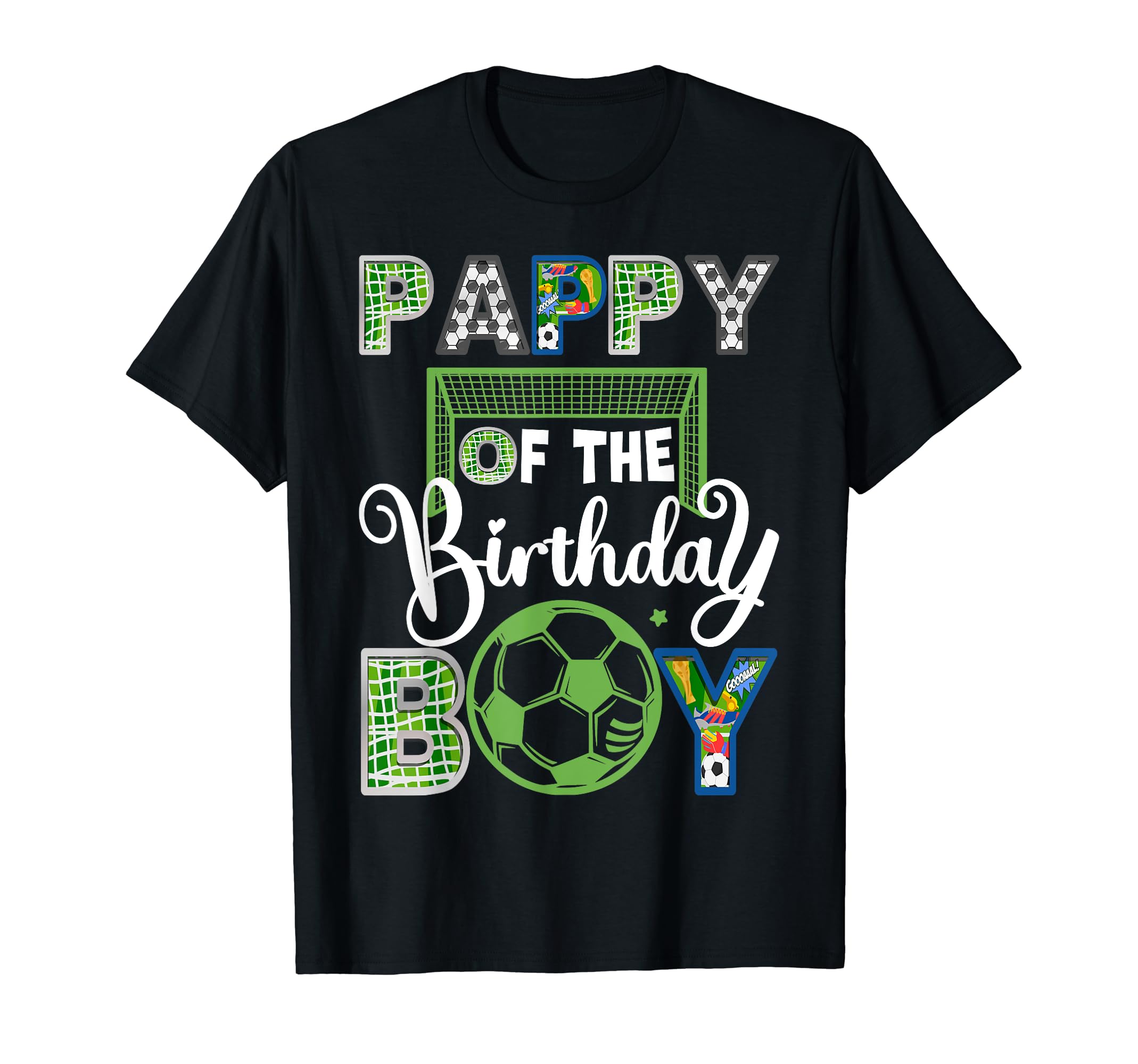 Pappy Birthday Soccer Baller Birthday T-Shirt - Trendy Graphic Men Women - T-Shirt, Sweatshirt, Hoodie