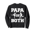 Papa Both Ballet Soccer Funny Dance Sweatshirt - Graphic Print for Adults - T-Shirt, Sweatshirt, Hoodie