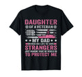 Daughter Veteran Us Veteran Dad T-Shirt - Casual Everyday Wear Men Women - T-Shirt, Sweatshirt, Hoodie