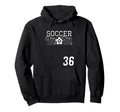 Number 36 Soccer Mom Mothers Day 36 Hoodie - Fun Novelty Design Unisex - T-Shirt, Sweatshirt, Hoodie