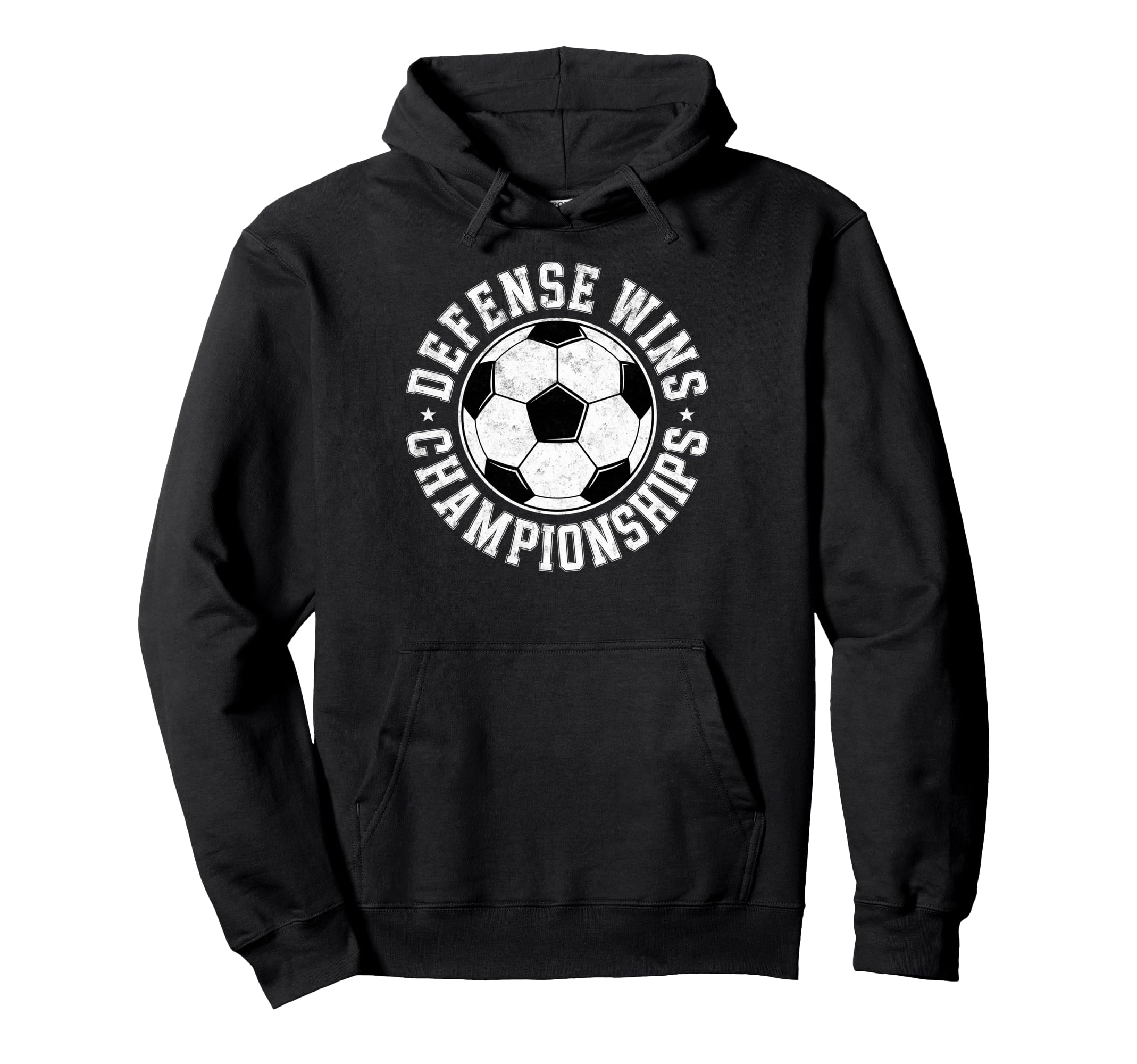 Soccer Defence Player Wins Championships Fan Hoodie - Trendy Graphic Unisex - T-Shirt, Sweatshirt, Hoodie