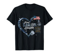 Proud Sailor Daughter Anchor Heart T-Shirt - Fun Novelty Design for Adults - T-Shirt, Sweatshirt, Hoodie