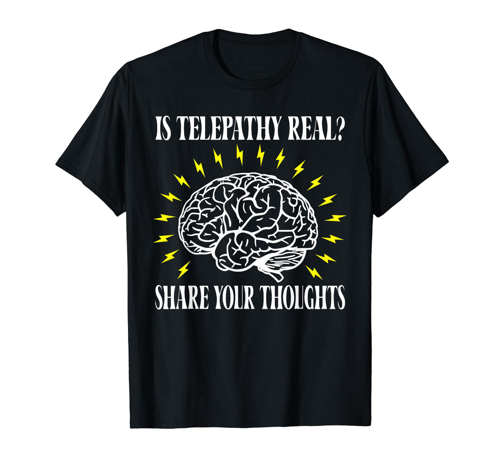 Is Telepathy Real Funny Esp Psychic T-Shirt - Aesthetic Graphic Men Women - T-Shirt, Sweatshirt, Hoodie