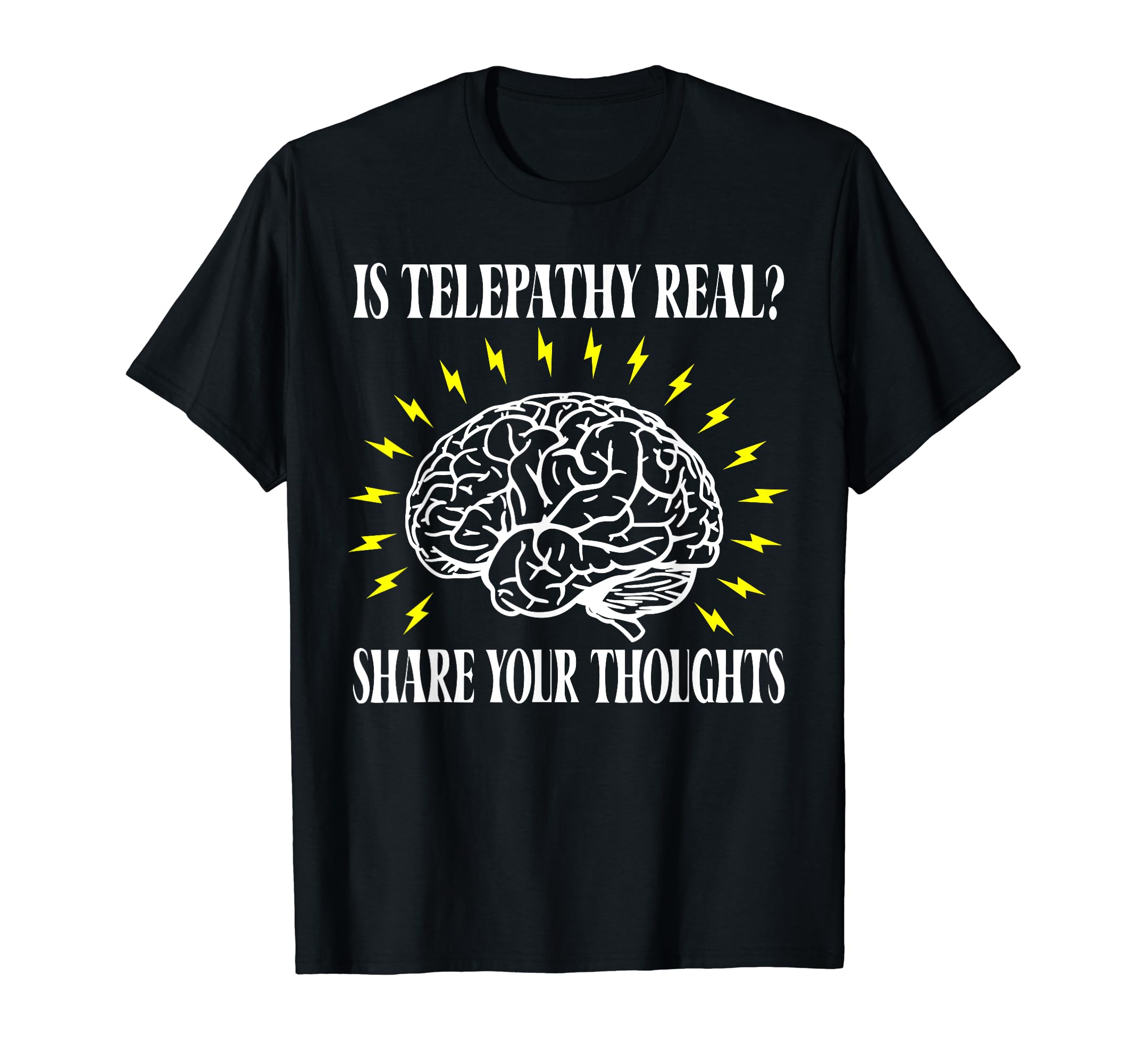 Is Telepathy Real Funny Esp Psychic T-Shirt - Aesthetic Graphic Men Women - T-Shirt, Sweatshirt, Hoodie