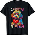 Cavapoo Lover Mama Heart Pop Art Womens Mom - Adult & Kids T-Shirts, Sweatshirts & Hoodies apparel design preview 1