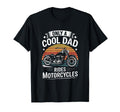 Only Dad Rides Motorcycles Biker T-Shirt - Fun Novelty Design for Adults - T-Shirt, Sweatshirt, Hoodie
