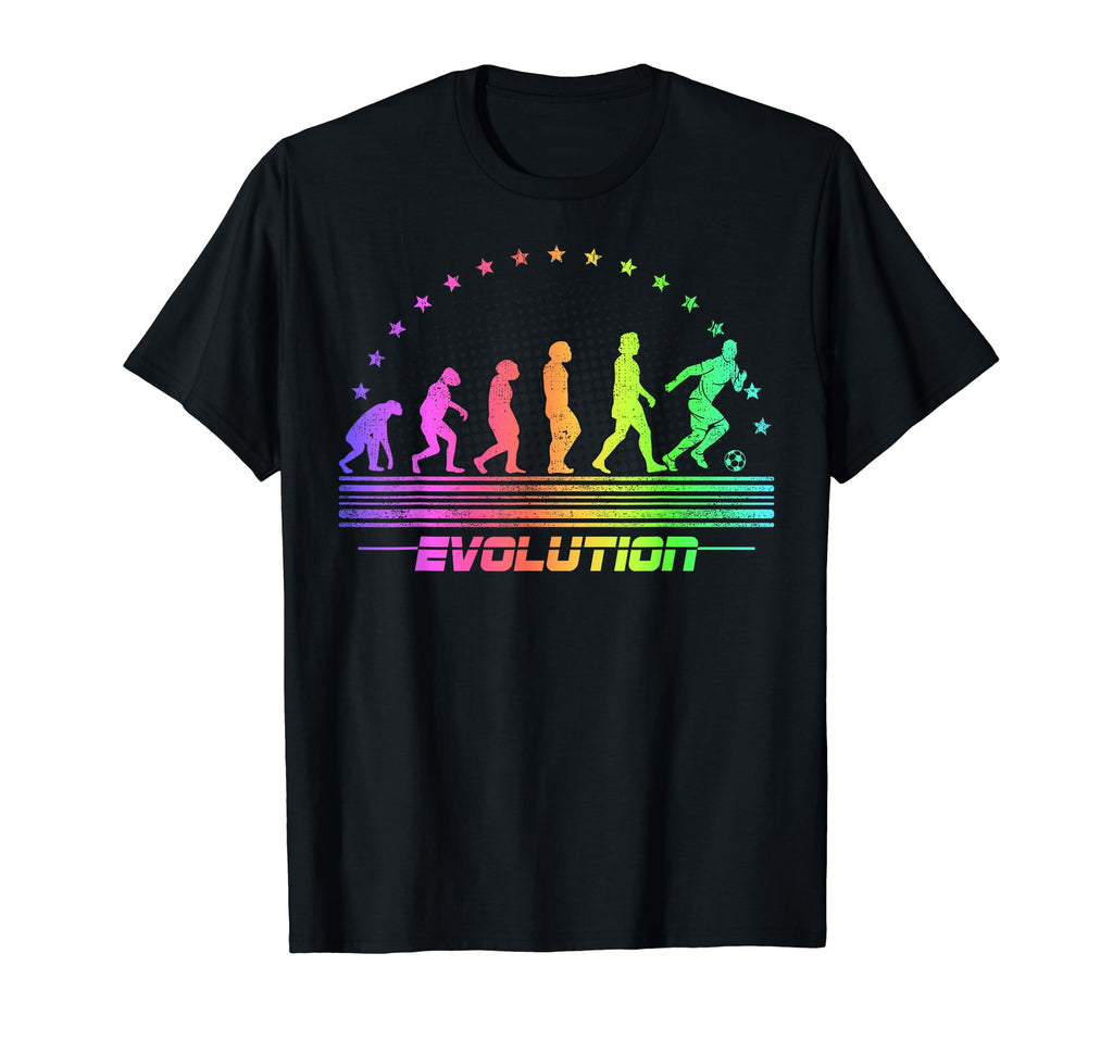 Soccer Evolution Soccer Player T-Shirt - Casual Everyday Wear Men Women - T-Shirt, Sweatshirt, Hoodie